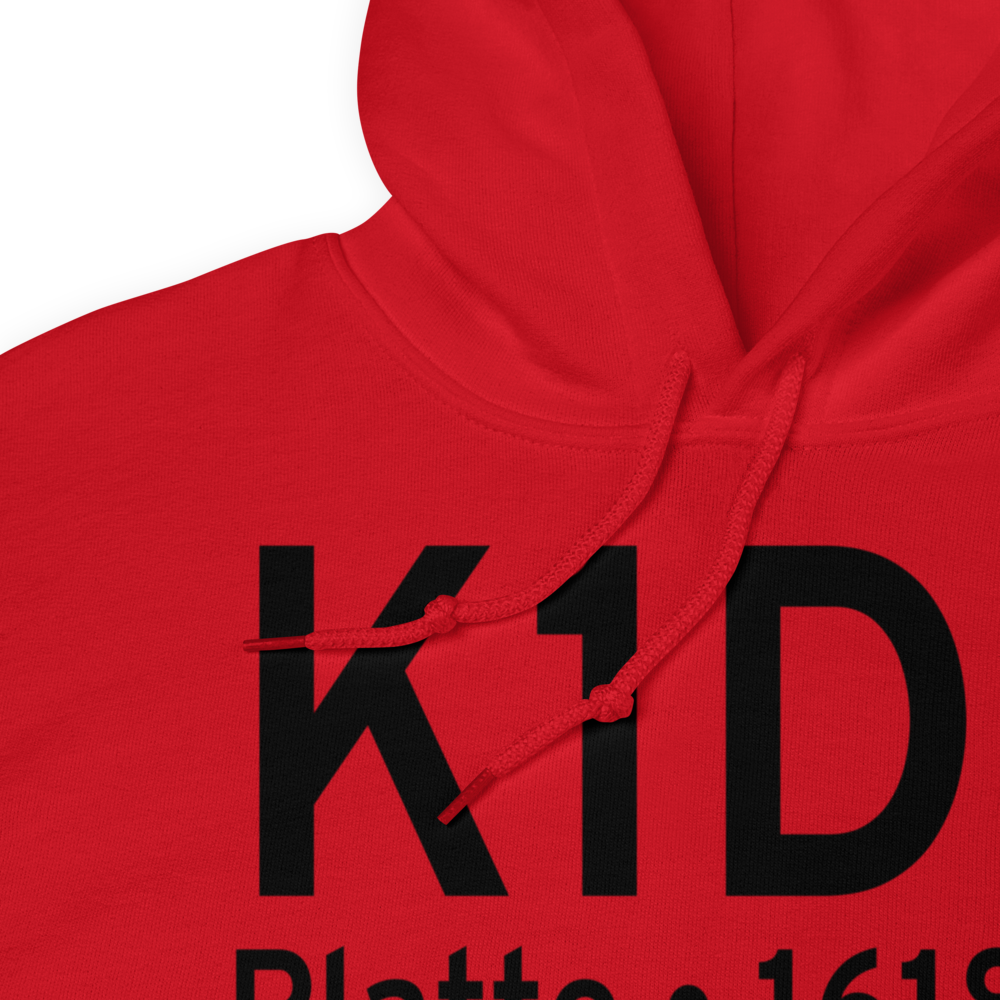 Platte Municipal Airport (K1D3) ICAO Hoodie Sweatshirt 