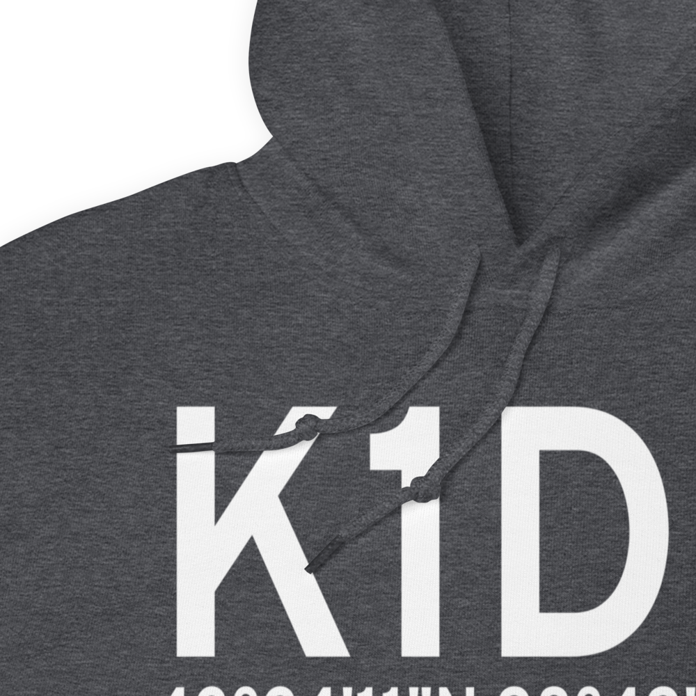 Platte Municipal Airport (K1D3) ICAO Hoodie Sweatshirt 