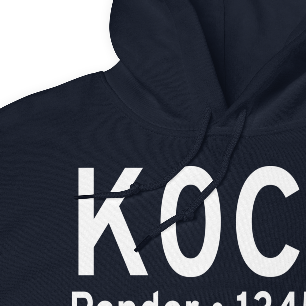 Pender Municipal Airport (K0C4) ICAO Hoodie Sweatshirt 