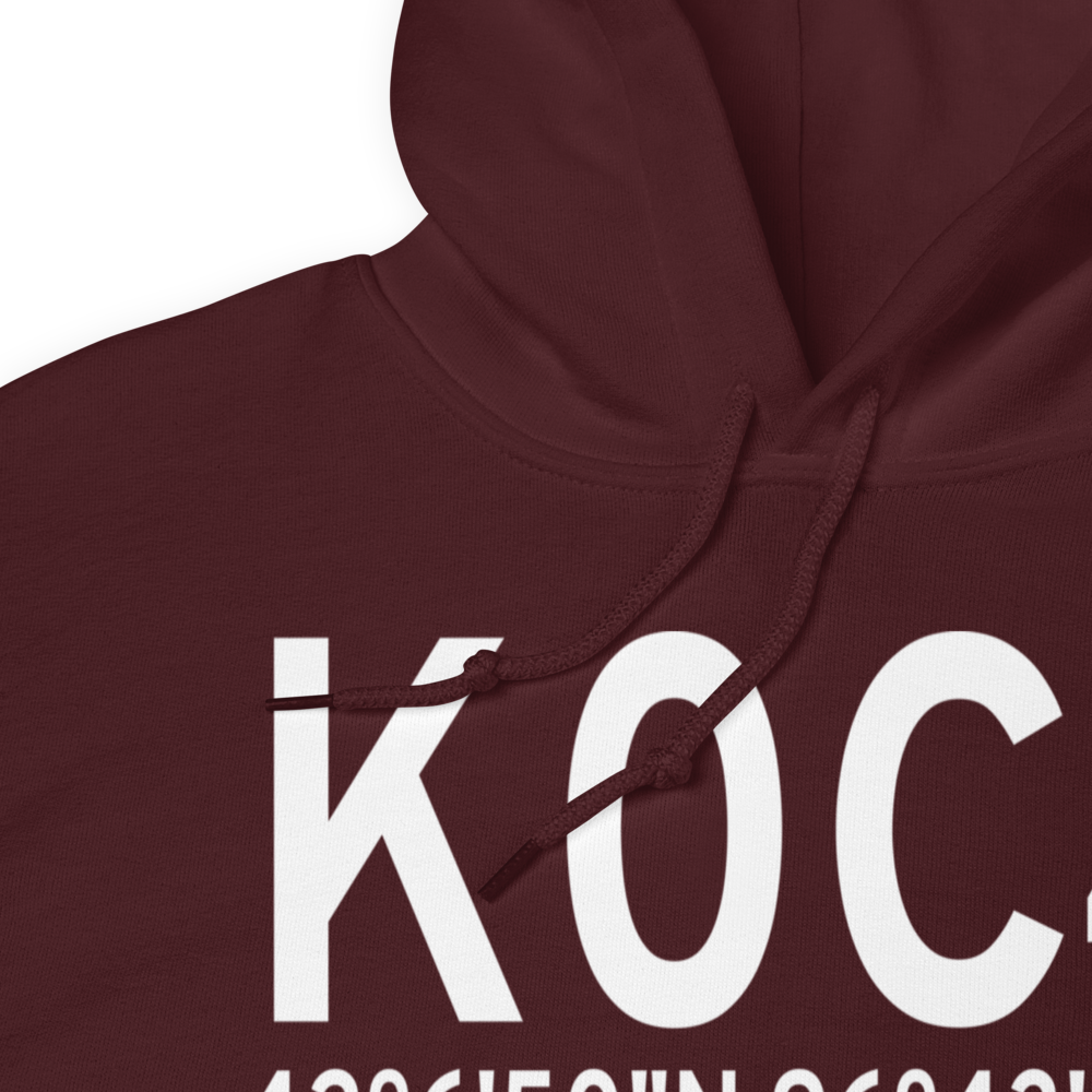 Pender Municipal Airport (K0C4) ICAO Hoodie Sweatshirt 