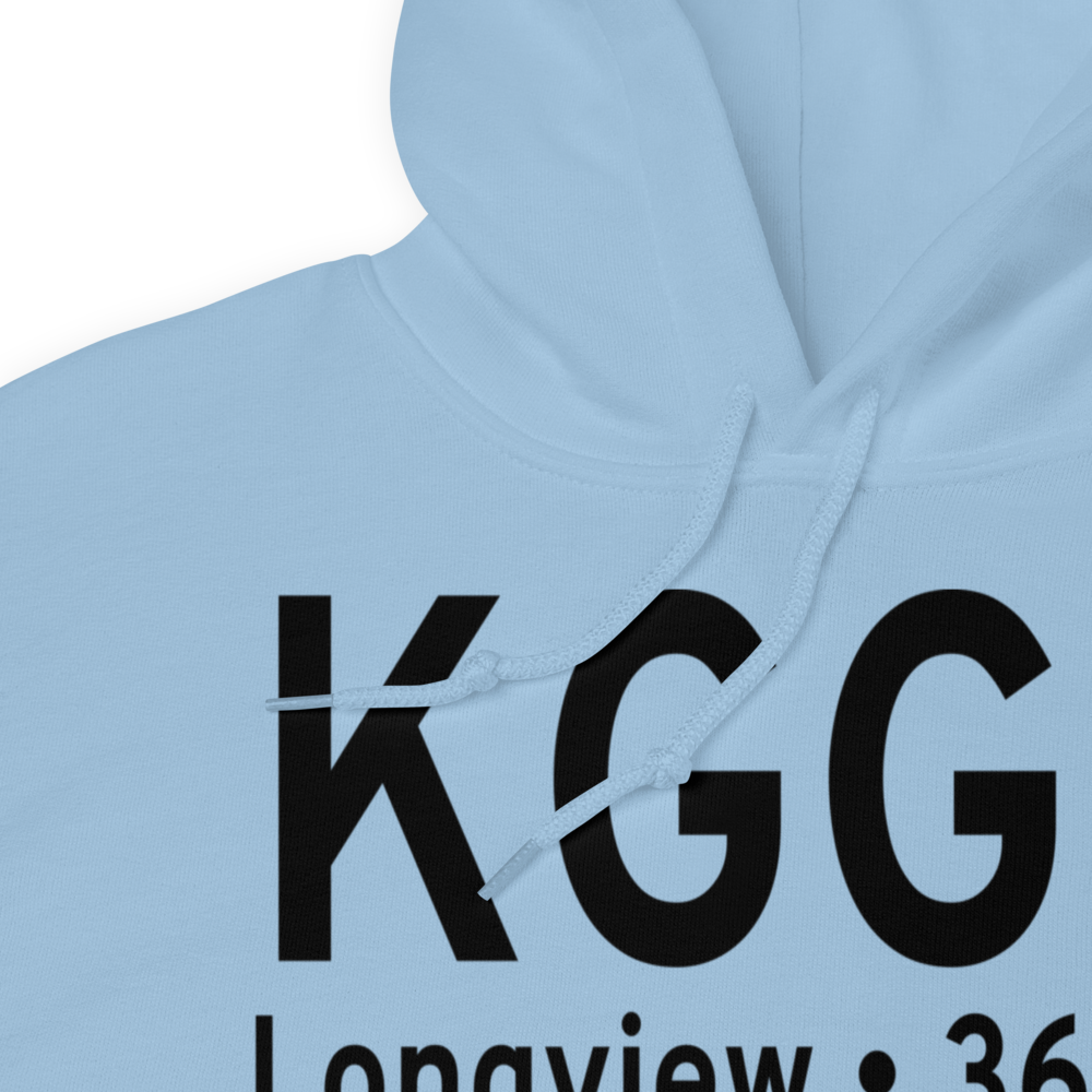 East Texas Regional Airport (KGGG) ICAO Hoodie Sweatshirt 