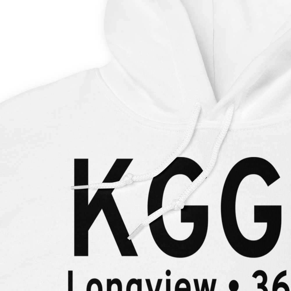 East Texas Regional Airport (KGGG) ICAO Hoodie Sweatshirt 