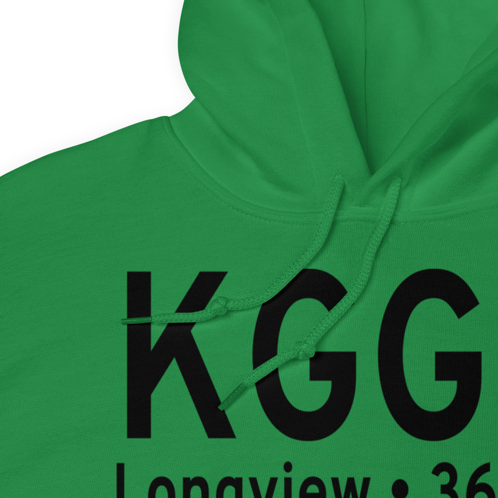 East Texas Regional Airport (KGGG) ICAO Hoodie Sweatshirt 