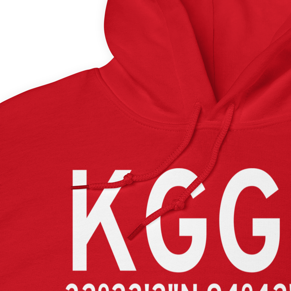 East Texas Regional Airport (KGGG) ICAO Hoodie Sweatshirt 