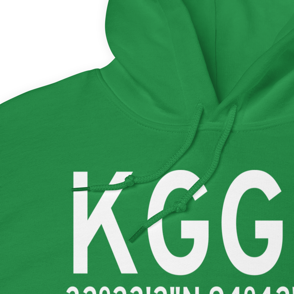 East Texas Regional Airport (KGGG) ICAO Hoodie Sweatshirt 