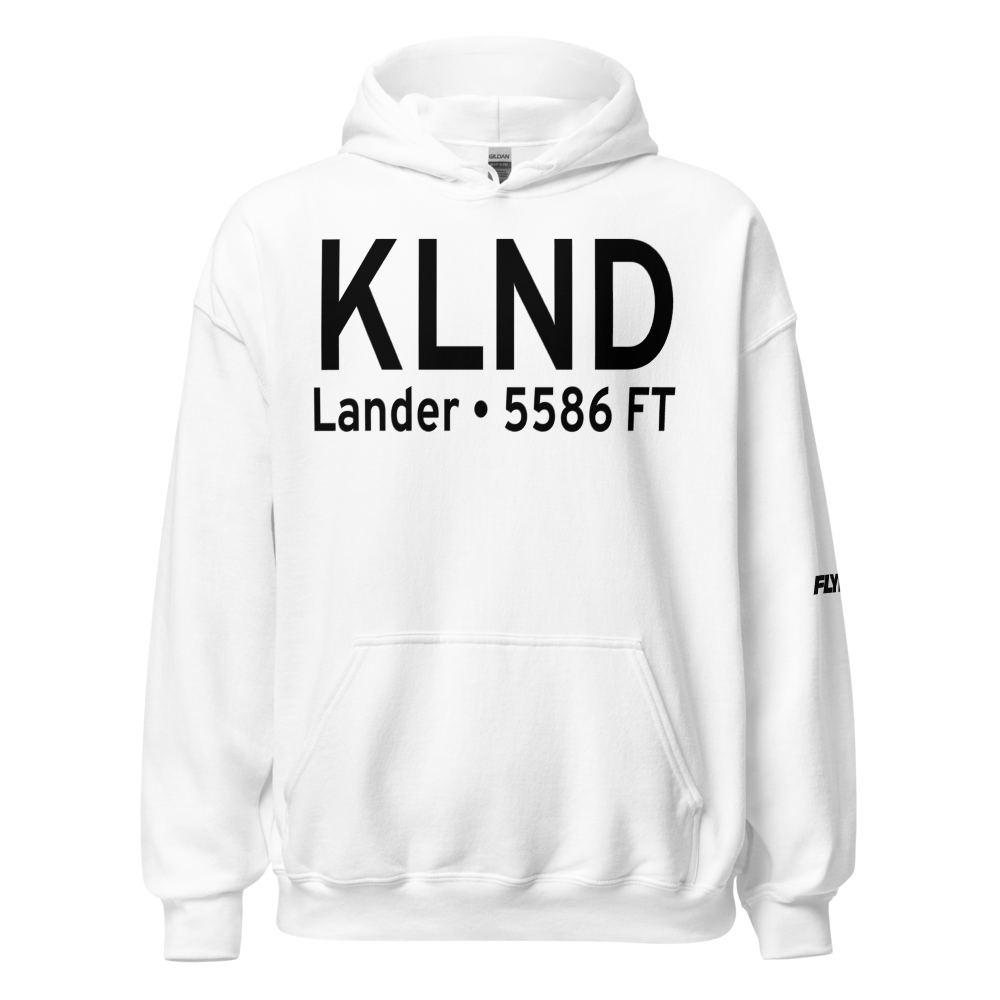 Hunt Field (KLND) ICAO Hoodie Sweatshirt 