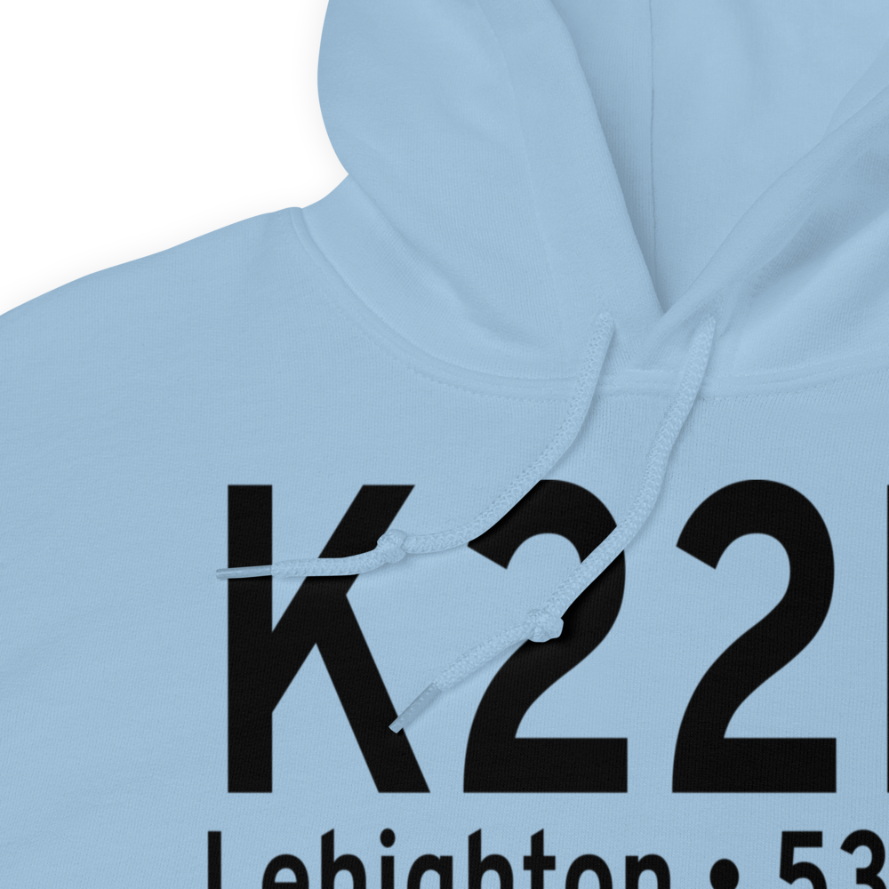 Jake Arner Memorial Airport (K22N) ICAO Hoodie Sweatshirt 