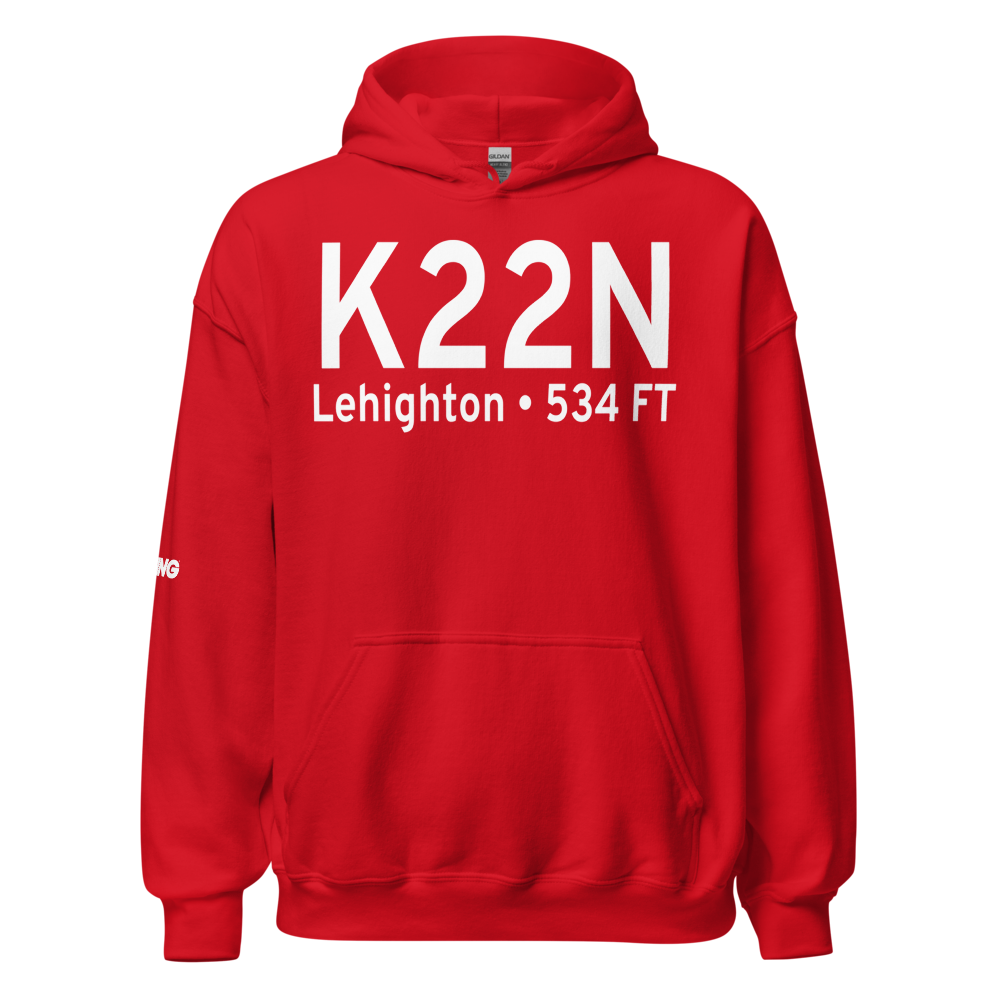 Jake Arner Memorial Airport (K22N) ICAO Hoodie Sweatshirt 