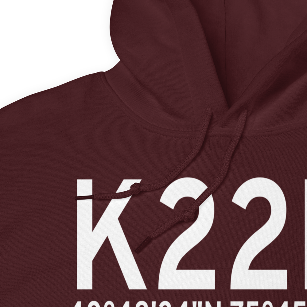 Jake Arner Memorial Airport (K22N) ICAO Hoodie Sweatshirt 