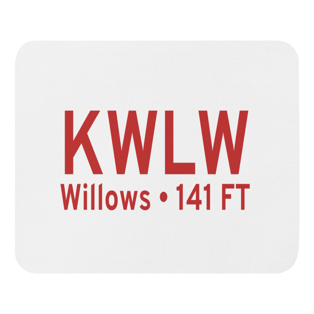 Willows Glenn County Airport (KWLW) ICAO  Mouse Pad 