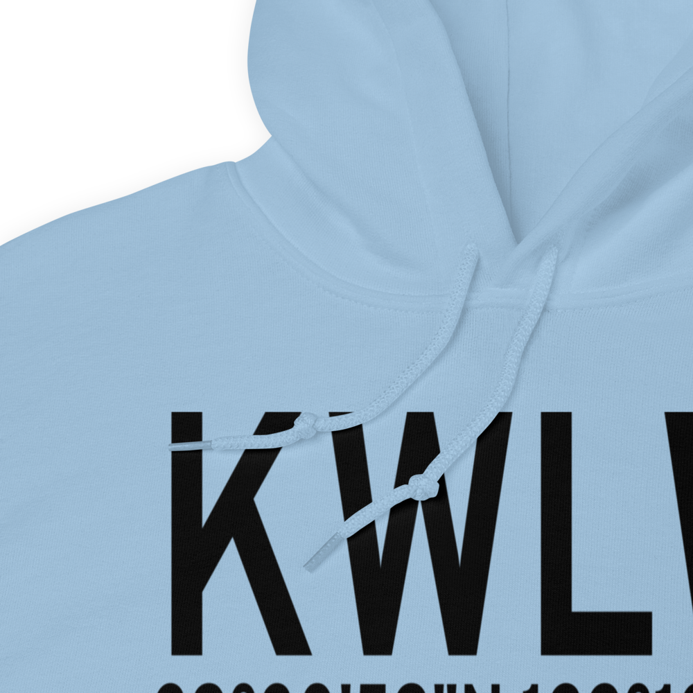 Willows Glenn County Airport (KWLW) ICAO Hoodie Sweatshirt 