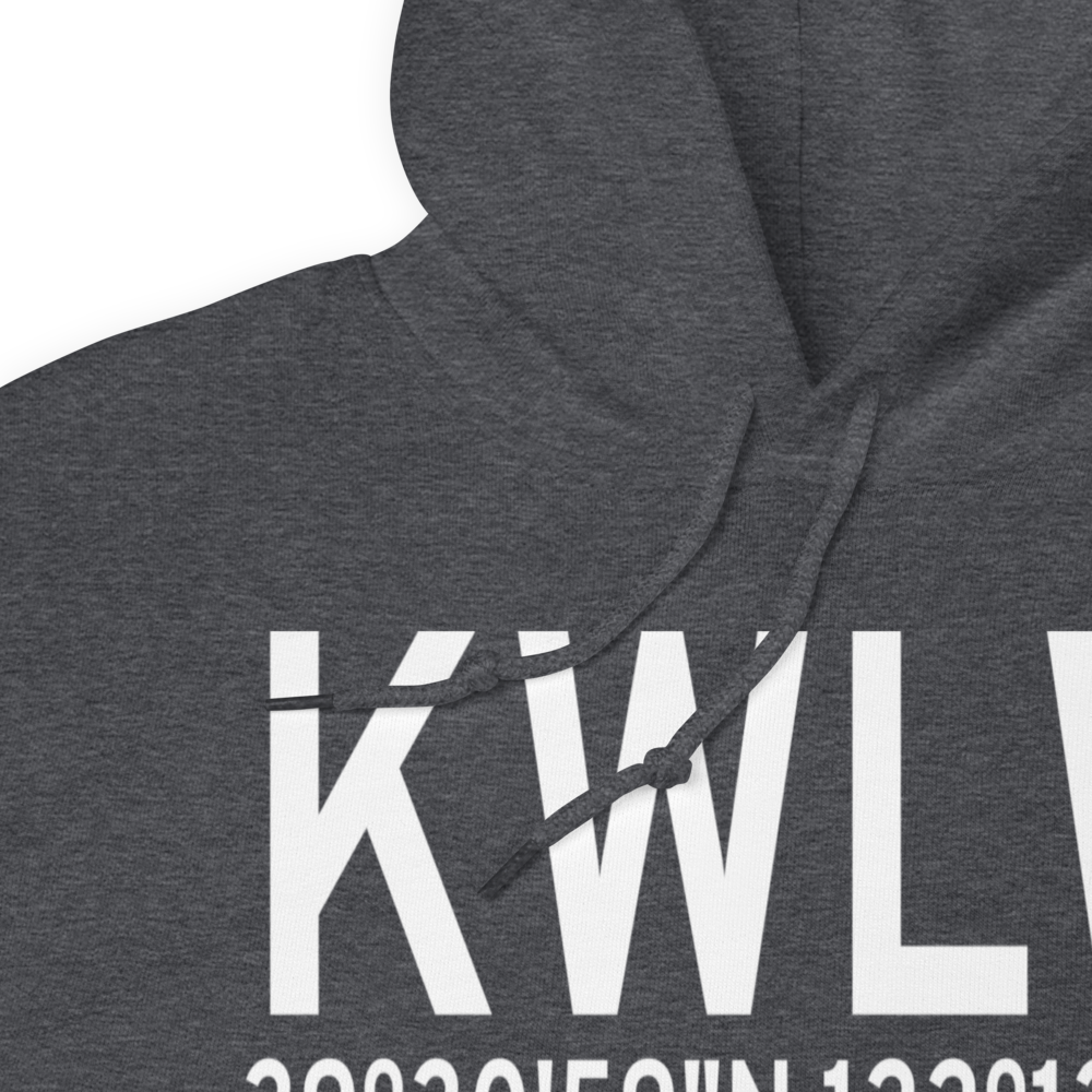 Willows Glenn County Airport (KWLW) ICAO Hoodie Sweatshirt 