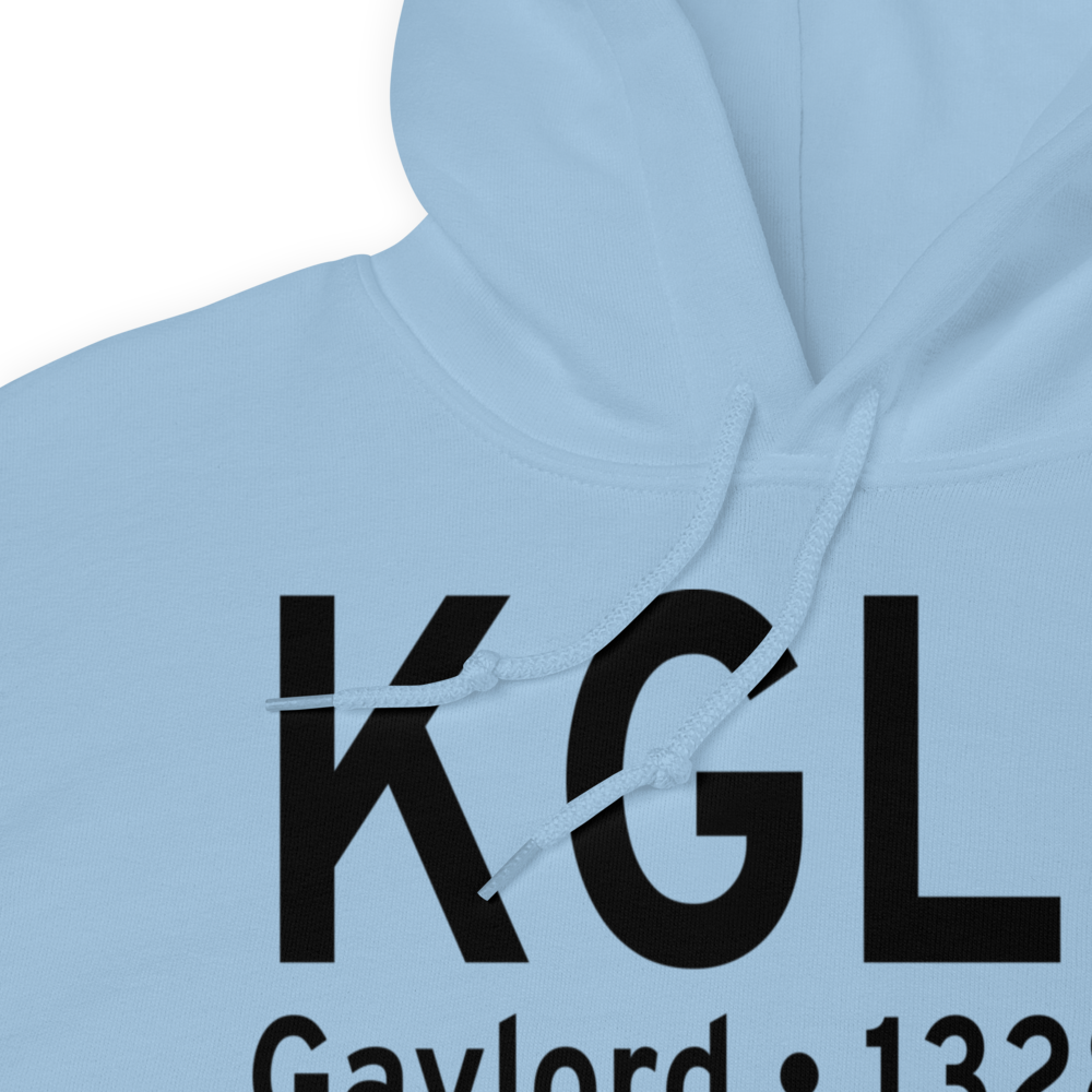 Gaylord Regional Airport (KGLR) ICAO Hoodie Sweatshirt 