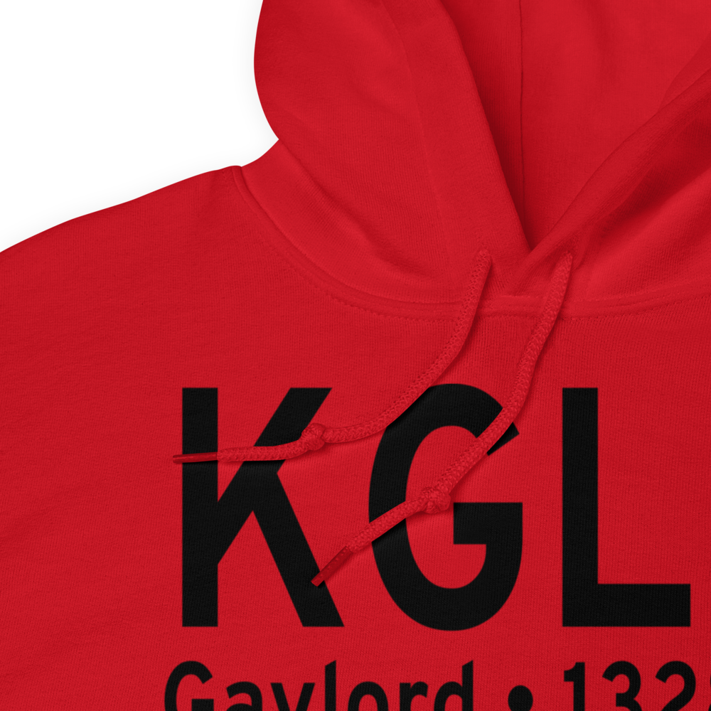 Gaylord Regional Airport (KGLR) ICAO Hoodie Sweatshirt 