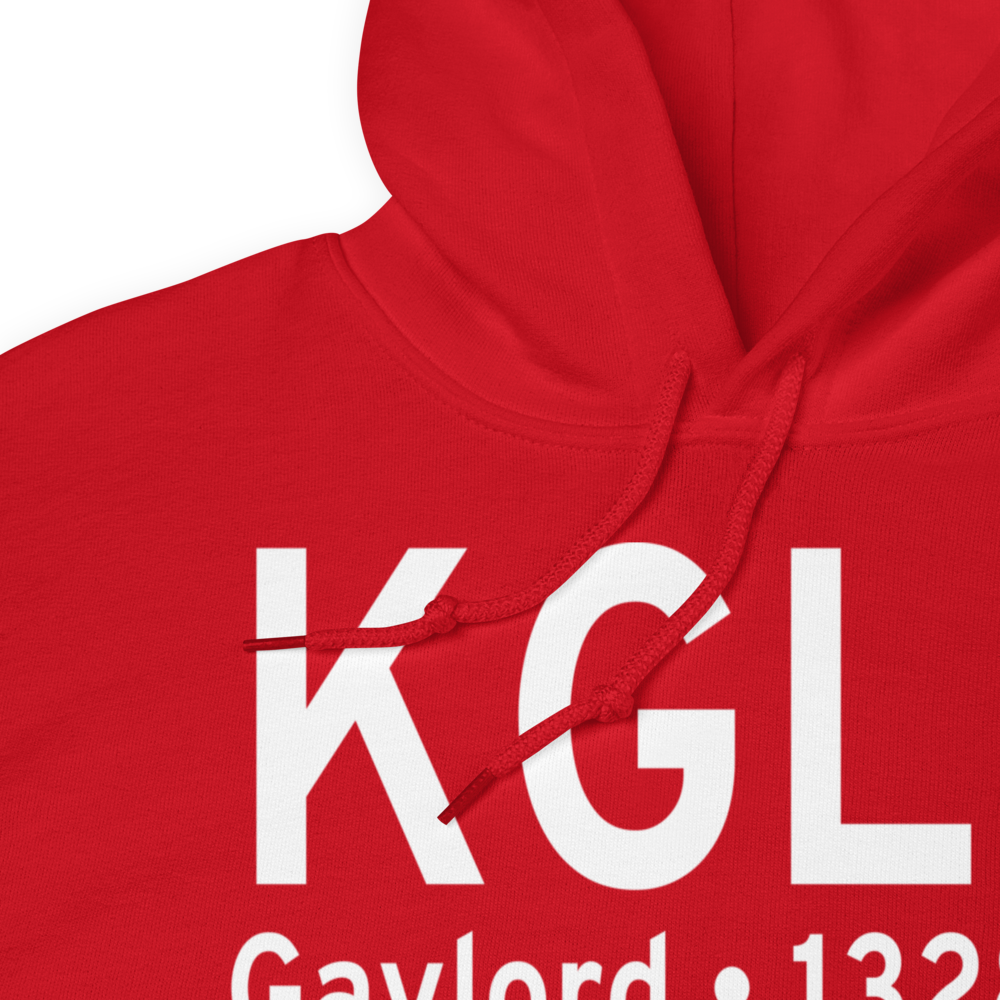 Gaylord Regional Airport (KGLR) ICAO Hoodie Sweatshirt 