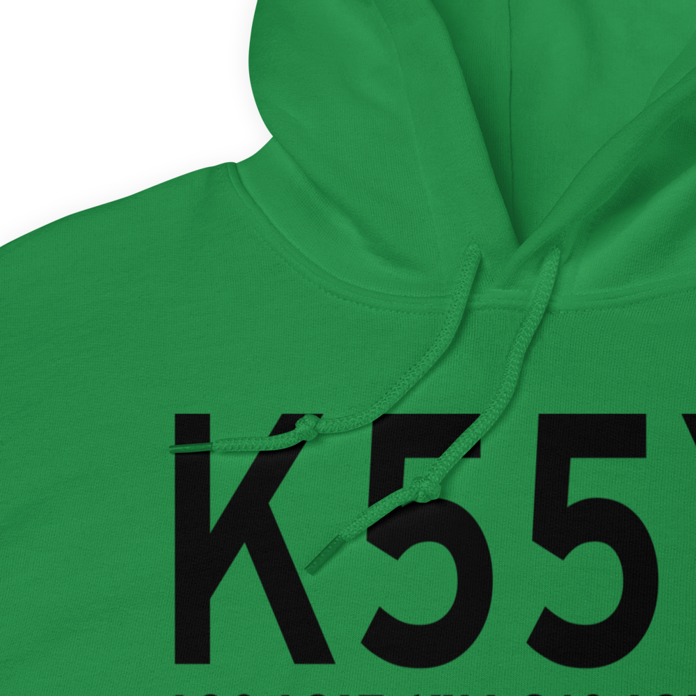 Rushford Municipal Airport - Robert W Bunke Field (K55Y) ICAO Hoodie Sweatshirt 