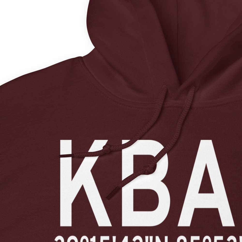 Columbus Municipal Airport (KBAK) ICAO Hoodie Sweatshirt 