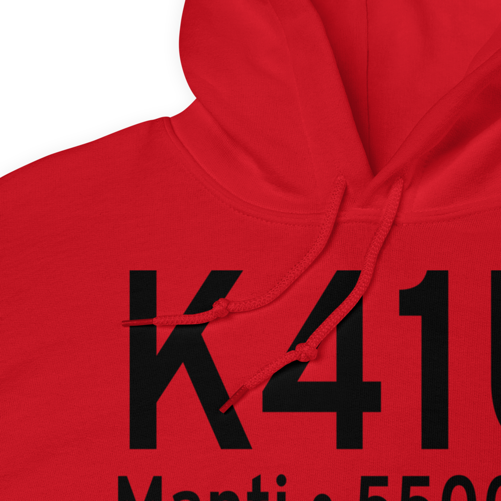Manti-Ephraim Airport (K41U) ICAO Hoodie Sweatshirt 