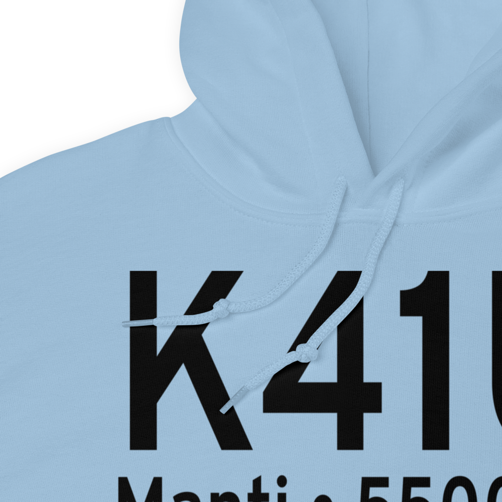 Manti-Ephraim Airport (K41U) ICAO Hoodie Sweatshirt 