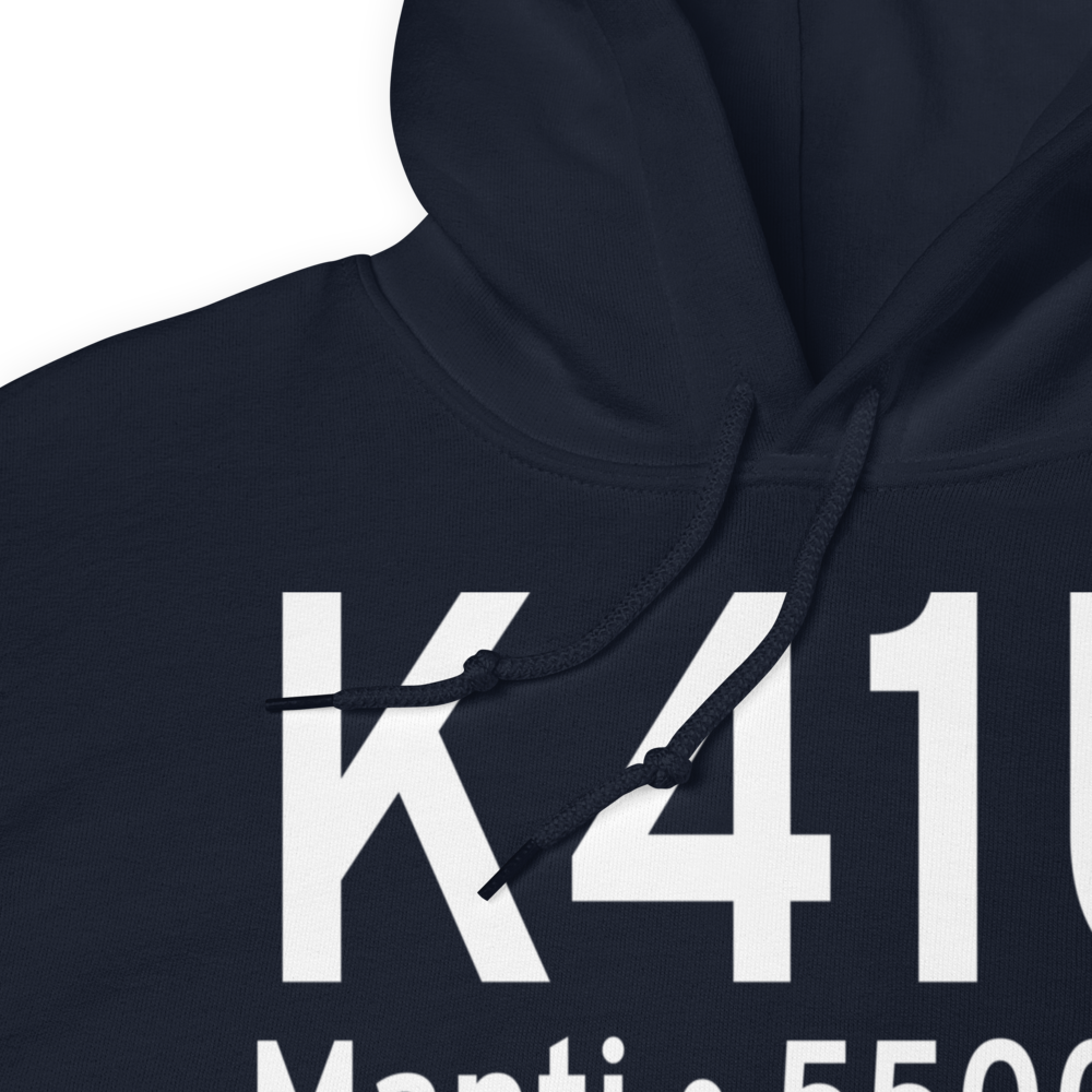 Manti-Ephraim Airport (K41U) ICAO Hoodie Sweatshirt 
