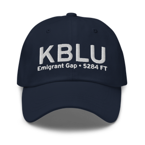 Blue Canyon Nyack Airport (KBLU) ICAO Hat