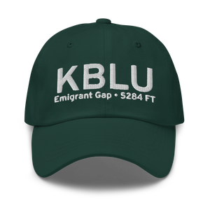 Blue Canyon Nyack Airport (KBLU) ICAO Hat