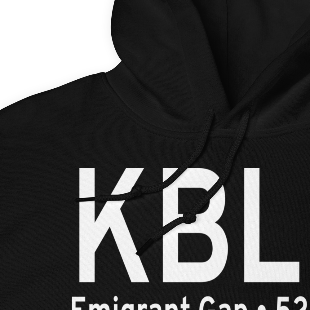 Blue Canyon Nyack Airport (KBLU) ICAO Hoodie Sweatshirt 