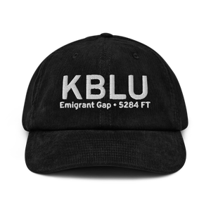 Blue Canyon Nyack Airport (KBLU) ICAO Hat