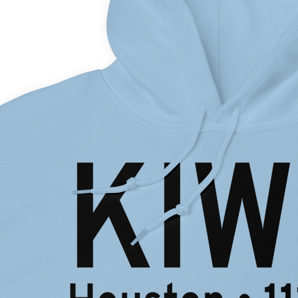 West Houston Airport (KIWS) ICAO Hoodie Sweatshirt 