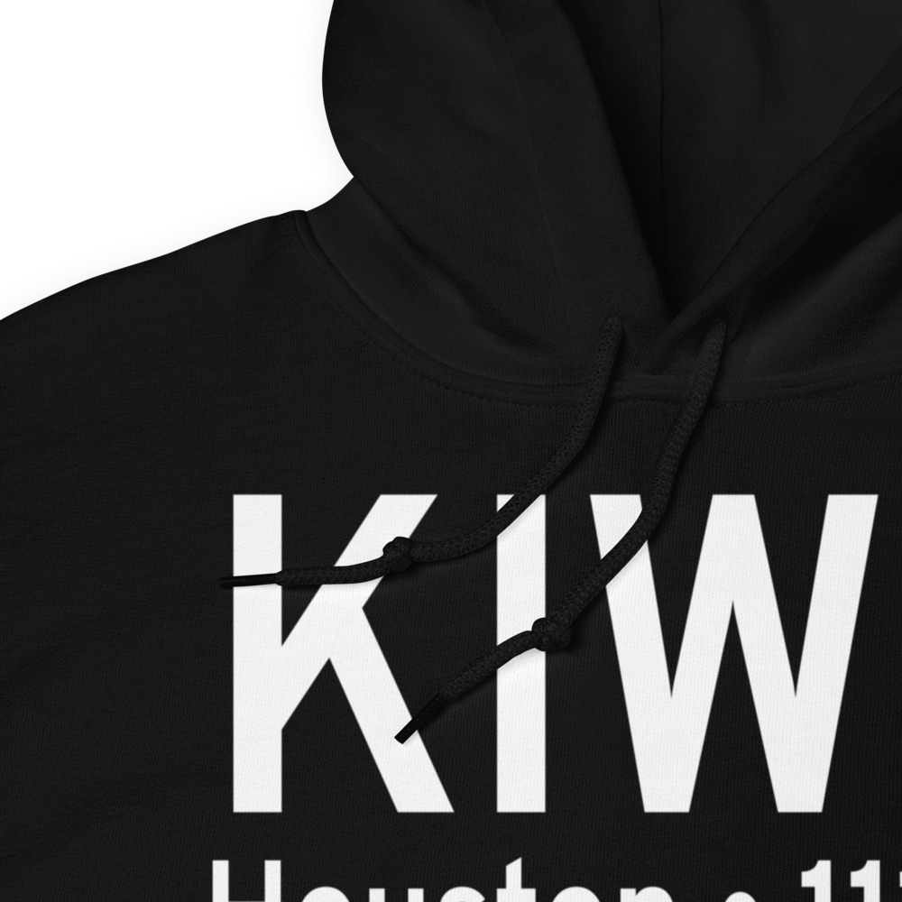 West Houston Airport (KIWS) ICAO Hoodie Sweatshirt 