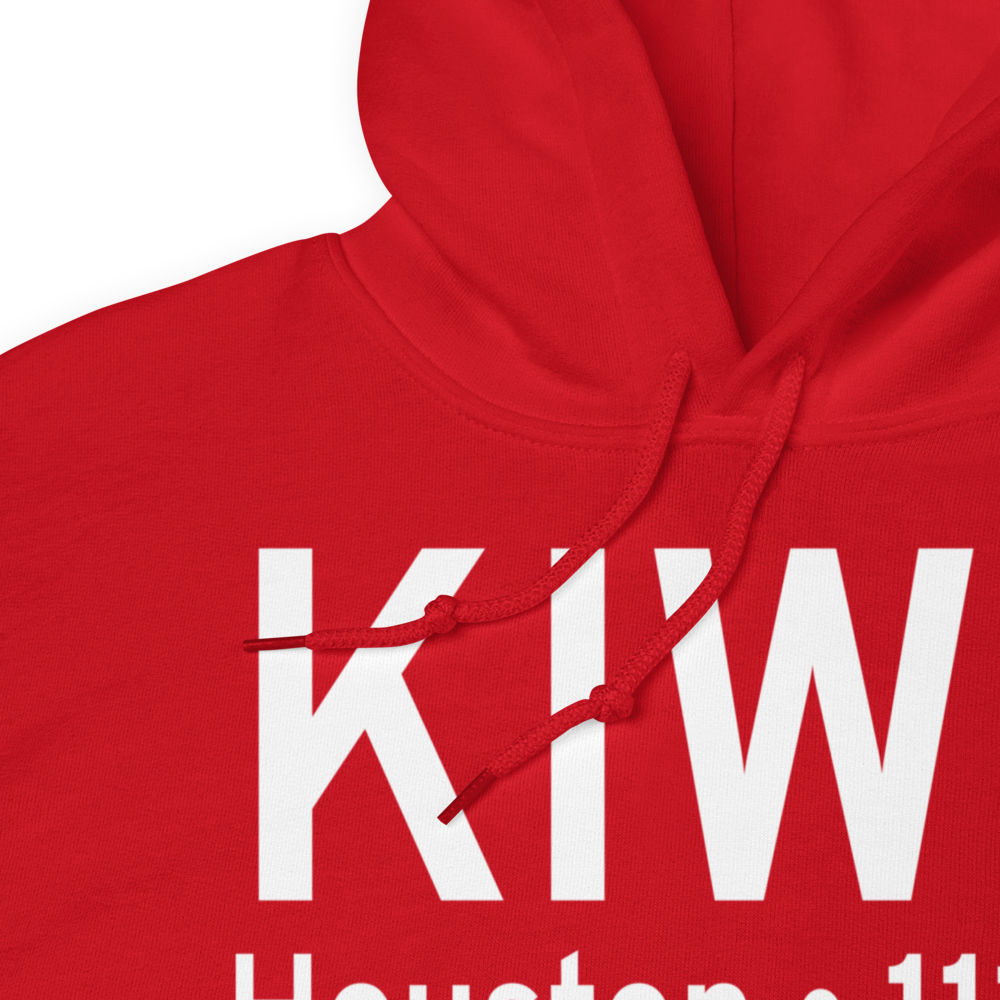 West Houston Airport (KIWS) ICAO Hoodie Sweatshirt 