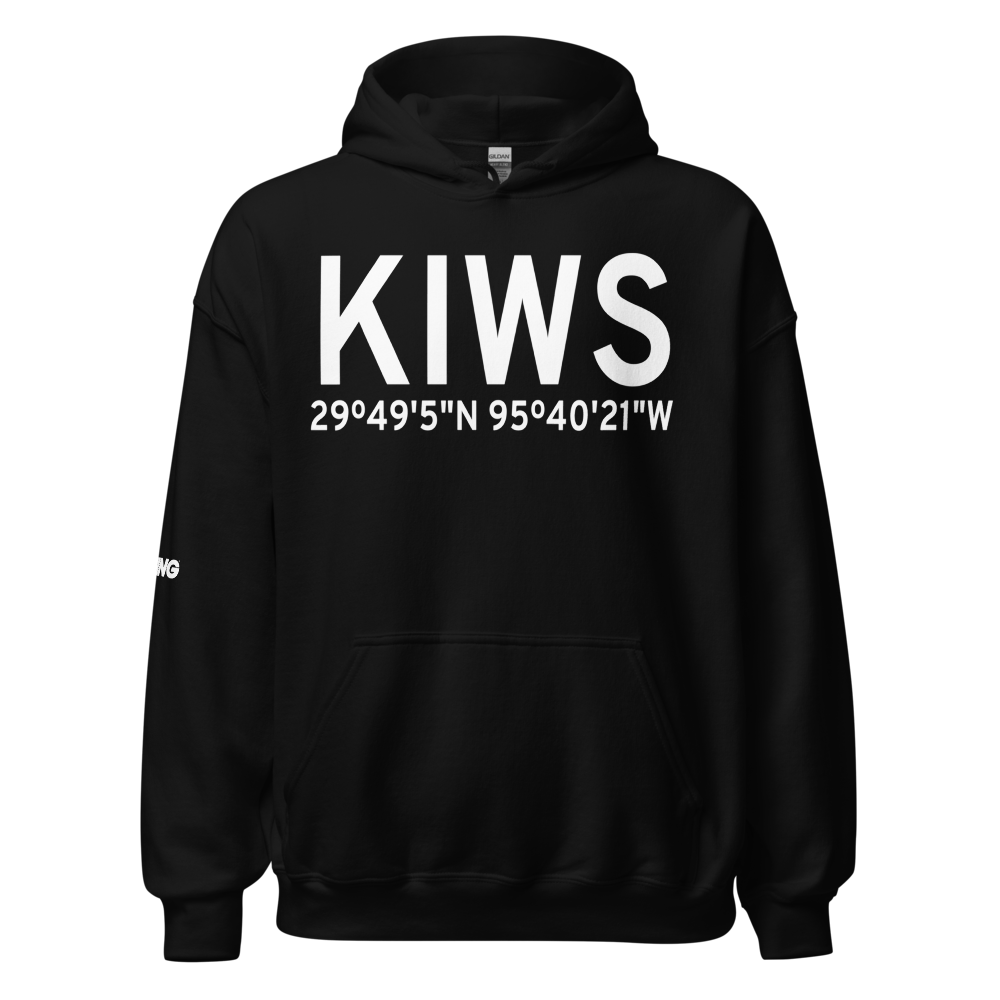 West Houston Airport (KIWS) ICAO Hoodie Sweatshirt 