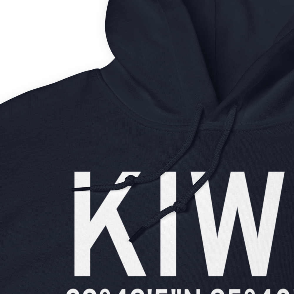 West Houston Airport (KIWS) ICAO Hoodie Sweatshirt 