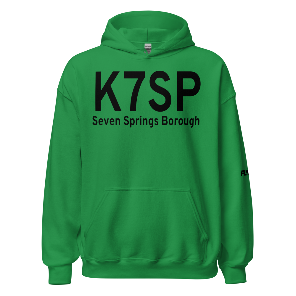 Seven Springs Airport (K7SP) ICAO Hoodie Sweatshirt 