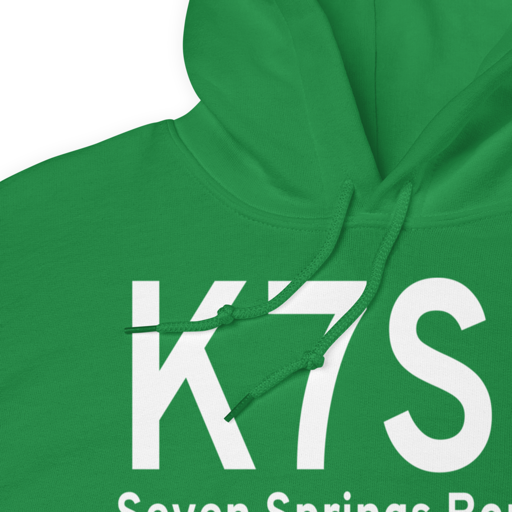 Seven Springs Airport (K7SP) ICAO Hoodie Sweatshirt 