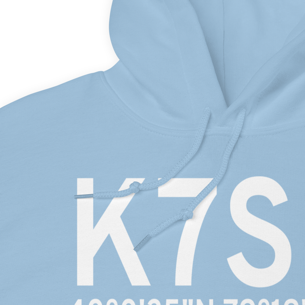 Seven Springs Airport (K7SP) ICAO Hoodie Sweatshirt 