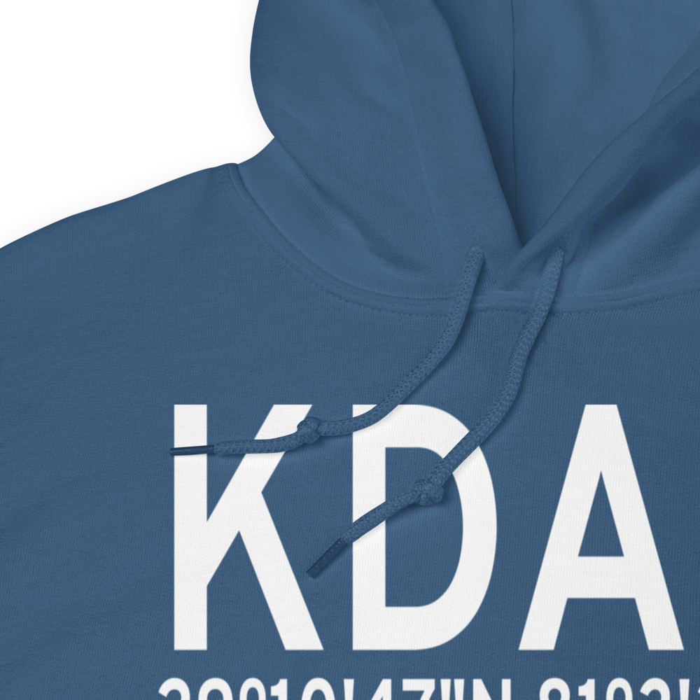 Daytona Beach International Airport (KDAB) ICAO Hoodie Sweatshirt 