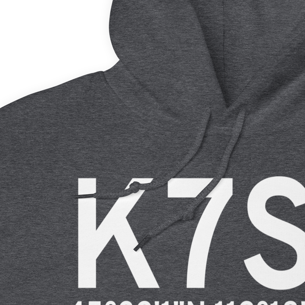 Twin Bridges Airport (K7S1) ICAO Hoodie Sweatshirt 