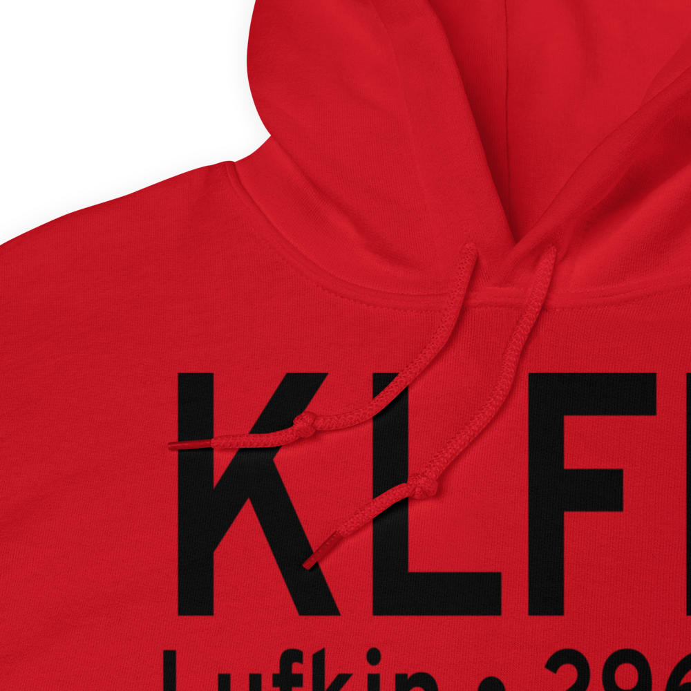 Angelina County Airport (KLFK) ICAO Hoodie Sweatshirt 