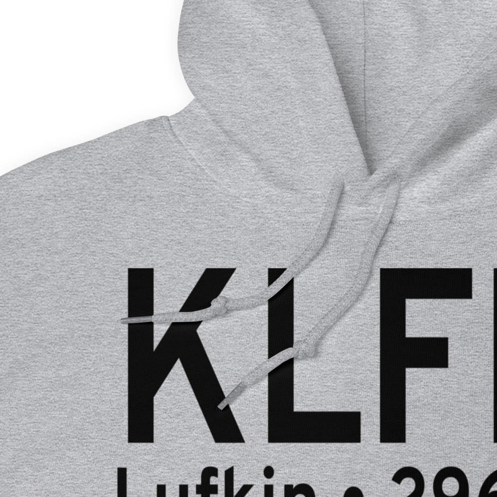 Angelina County Airport (KLFK) ICAO Hoodie Sweatshirt 