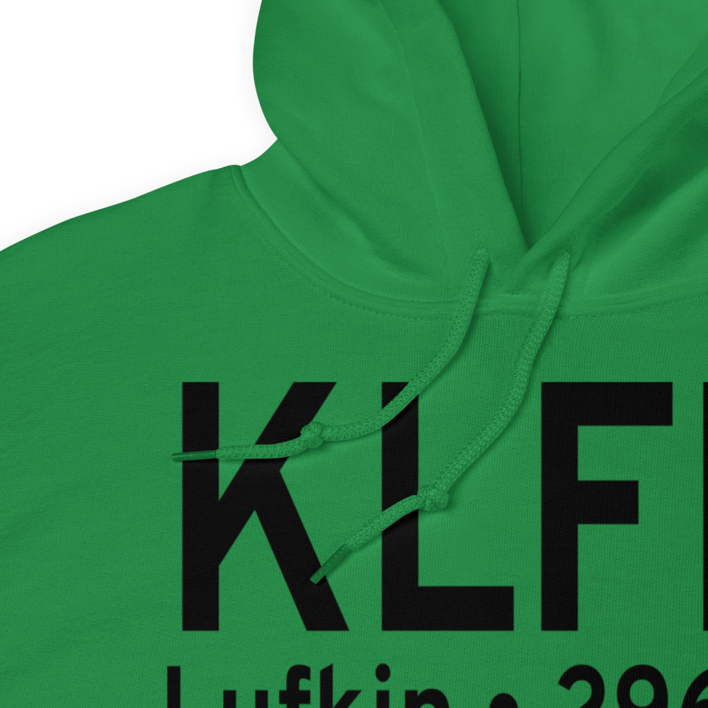 Angelina County Airport (KLFK) ICAO Hoodie Sweatshirt 