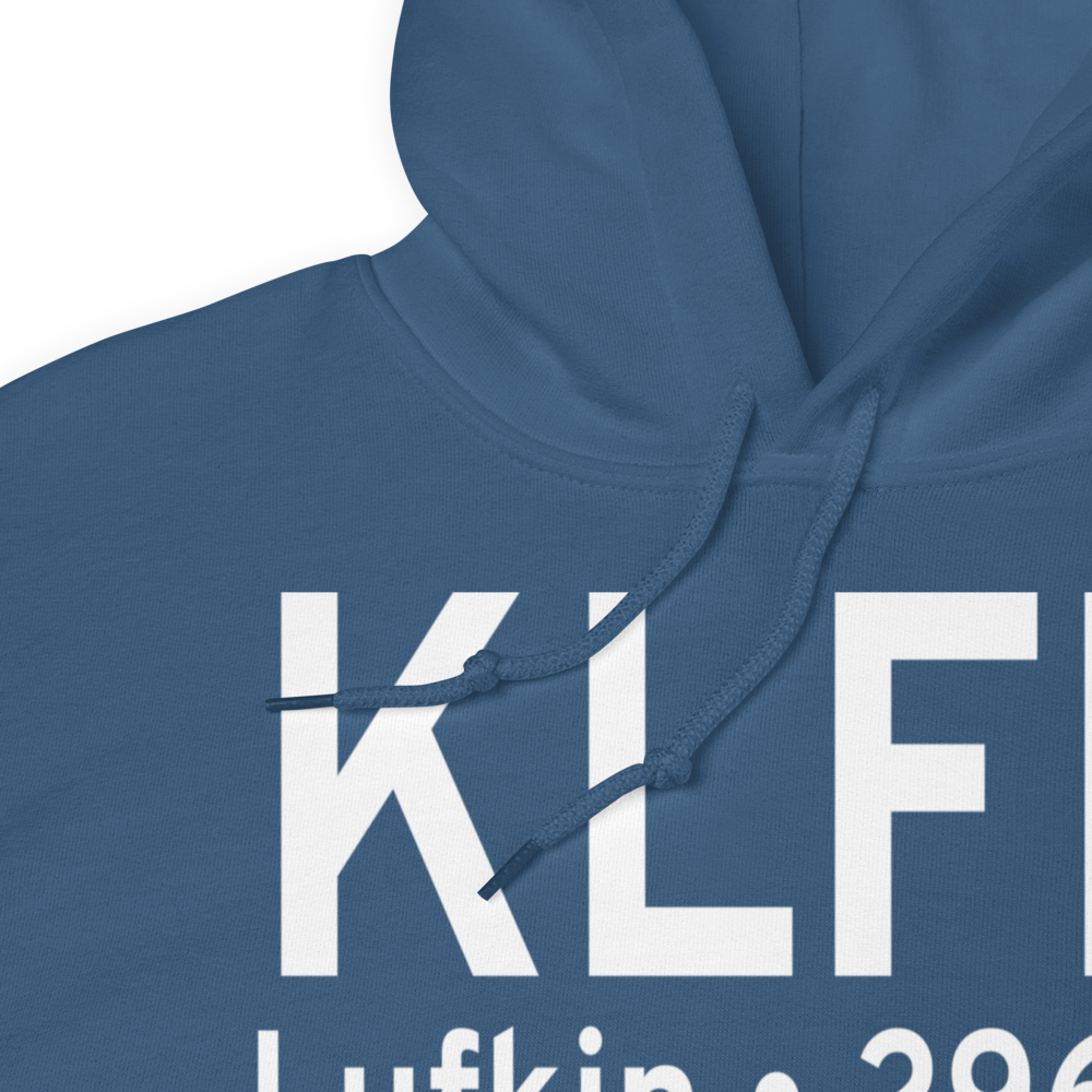 Angelina County Airport (KLFK) ICAO Hoodie Sweatshirt 