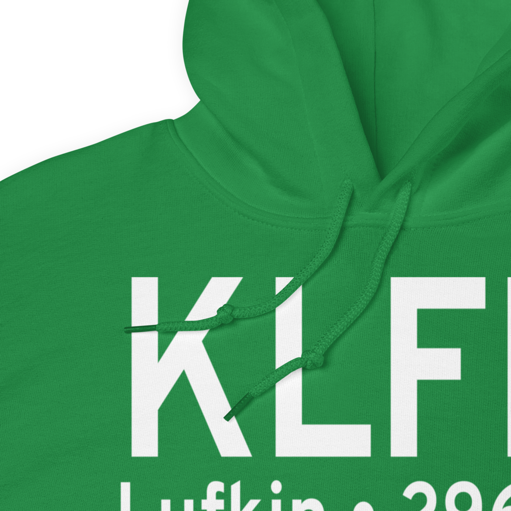 Angelina County Airport (KLFK) ICAO Hoodie Sweatshirt 