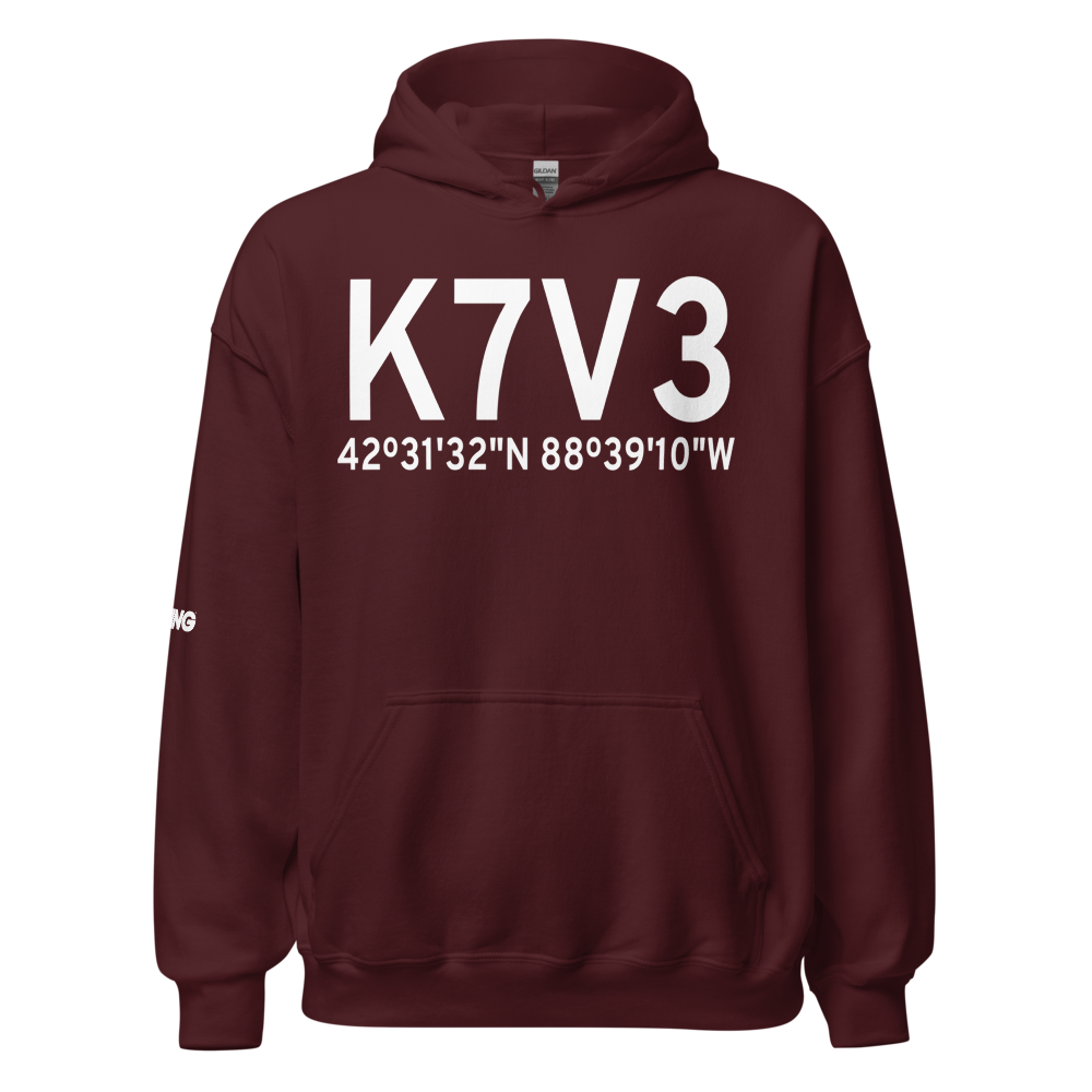 Big Foot Airfield (K7V3) ICAO Hoodie Sweatshirt 