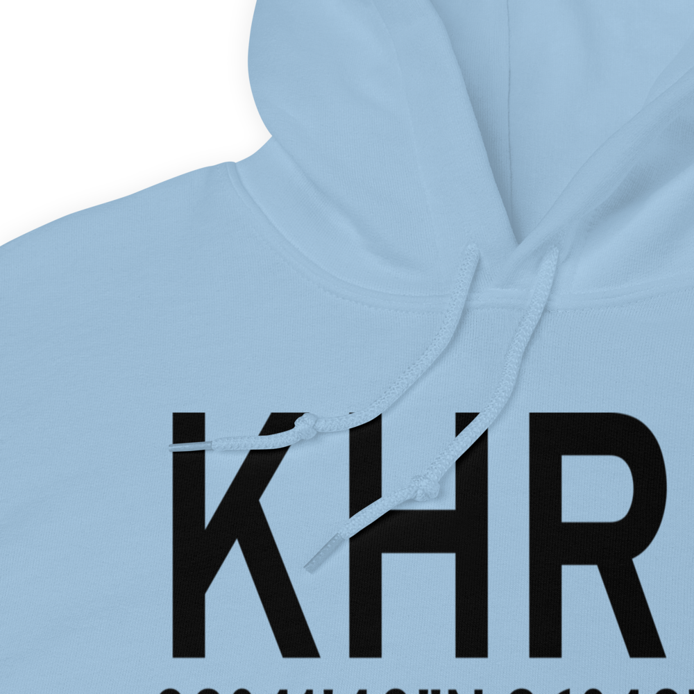 Herington Regional Airport (KHRU) ICAO Hoodie Sweatshirt 