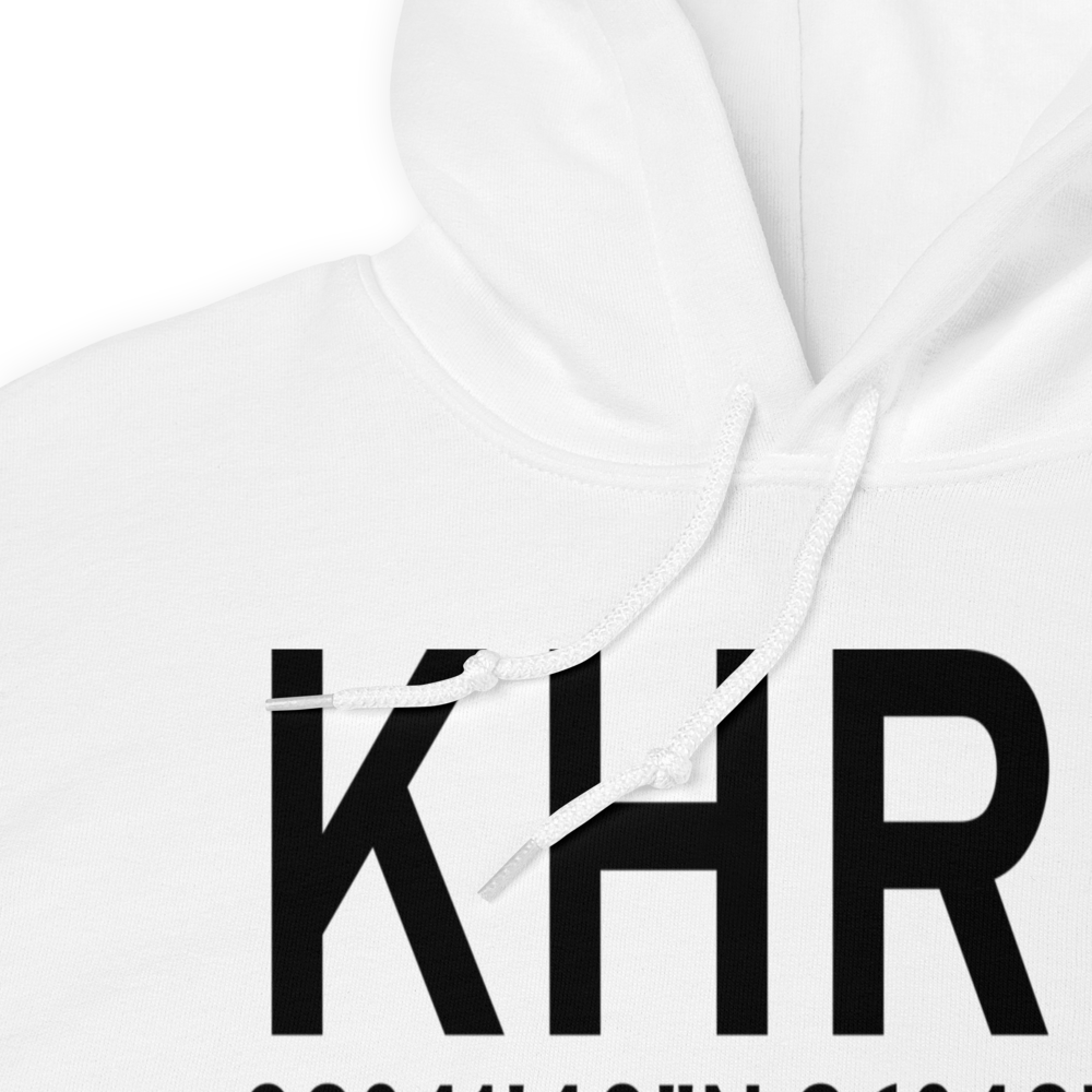 Herington Regional Airport (KHRU) ICAO Hoodie Sweatshirt 