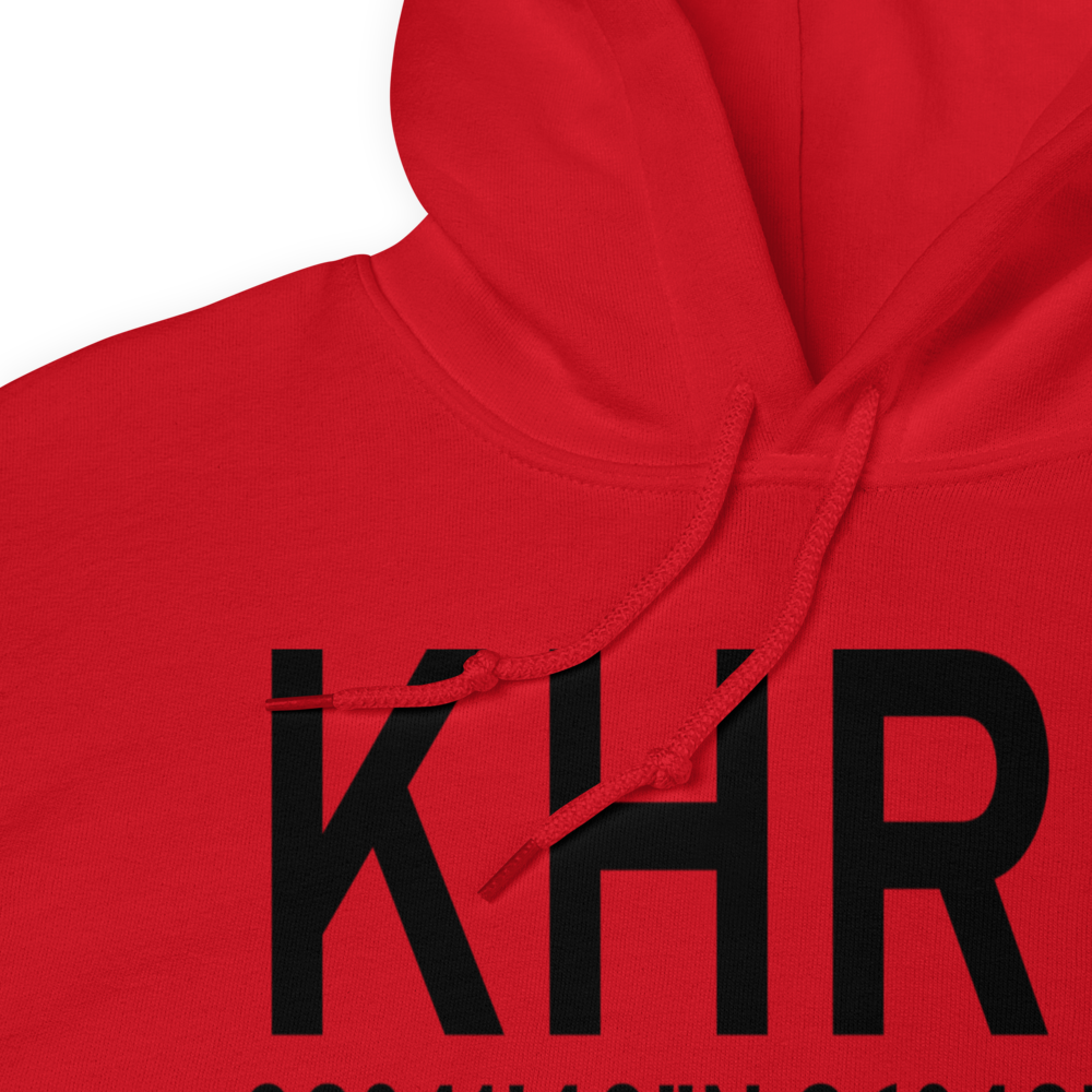 Herington Regional Airport (KHRU) ICAO Hoodie Sweatshirt 