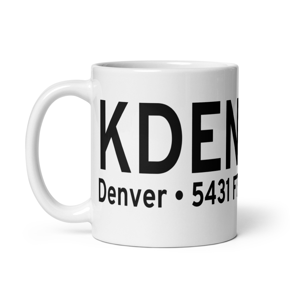 Denver International Airport (KDEN) ICAO Mug 