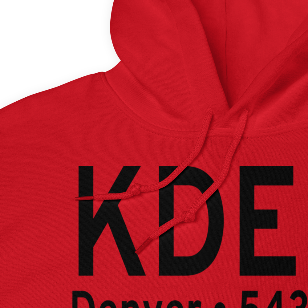 Denver International Airport (KDEN) ICAO Hoodie Sweatshirt 