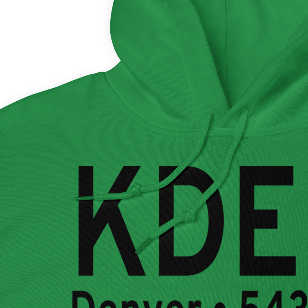 Denver International Airport (KDEN) ICAO Hoodie Sweatshirt 